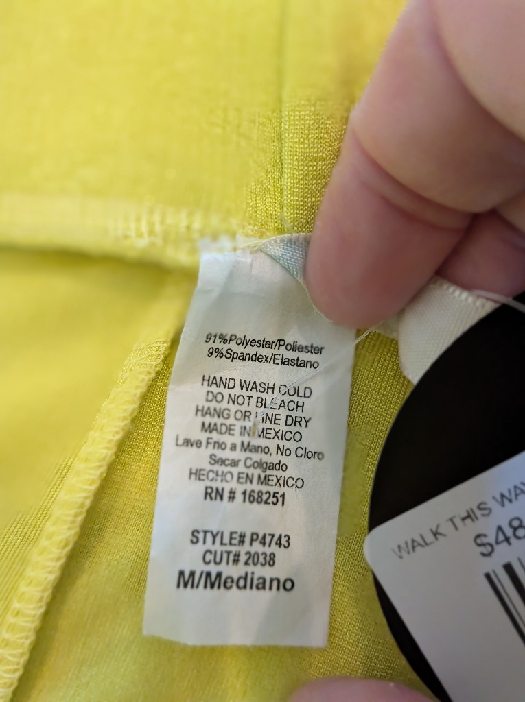 Nwt Alora Eden "Walk This Way" Wide Leg Pant Bright Yellow — image 4 of 5